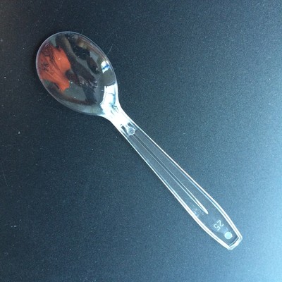 厂家直销一次性无毒无味塑料3号勺子 冰激凌勺 果冻勺 布丁勺