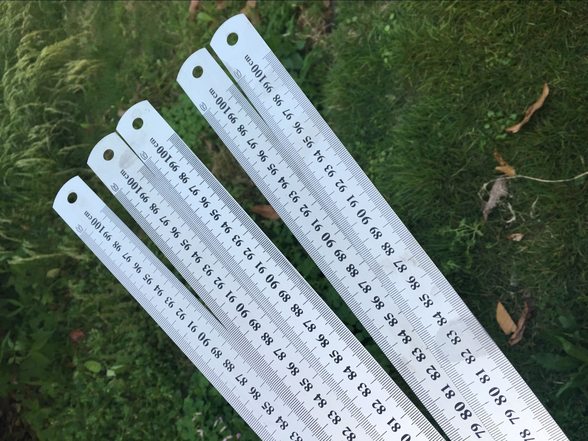 厂家直销1米钢尺100cm标准不锈钢板直尺双面钢尺尺子定制来样定做