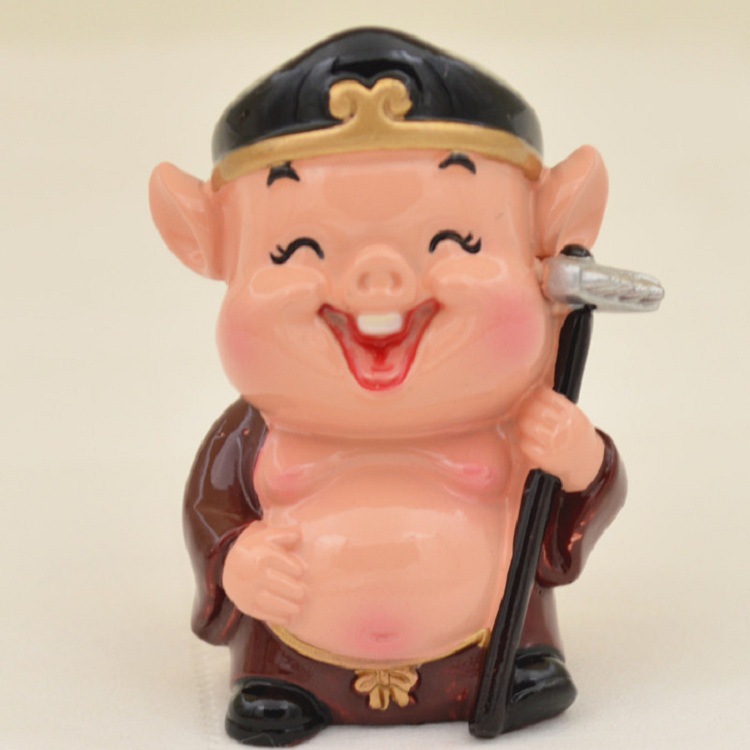 工艺品交趾陶瓷小摆件 卡通冷瓷泥塑小泥人 景点旅游纪品念小礼物