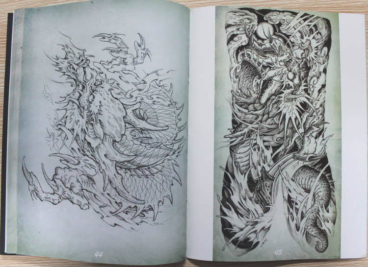 最新纹身书籍四十二章经二2 艺伎明王象神般若教学手搞图册器材a4