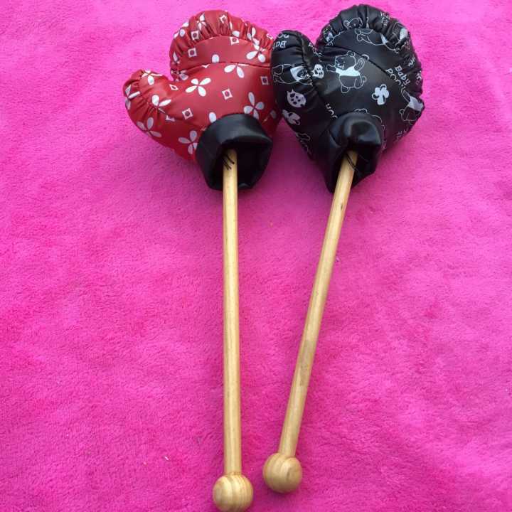 义乌批发 木制 木杆拳击手造型 敲背锤 海绵拳击手按摩锤_新奇玩具*