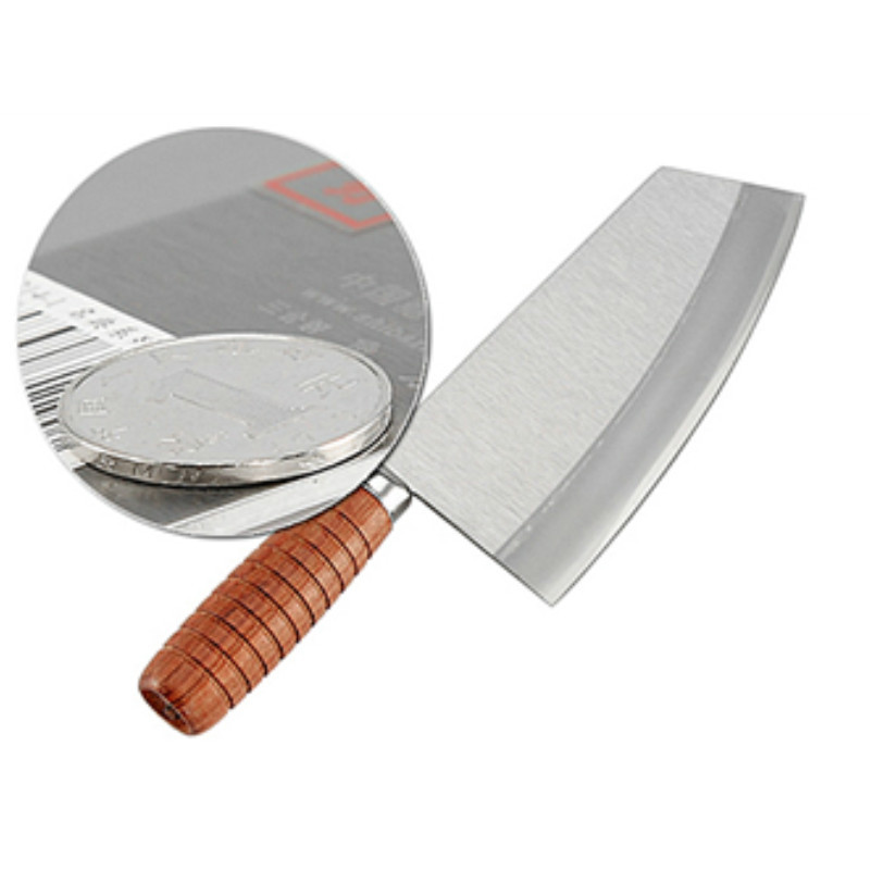 正品阳江十八子名典鱼刀f214-2 三合钢不锈钢切片刀 万用刀弓形刀