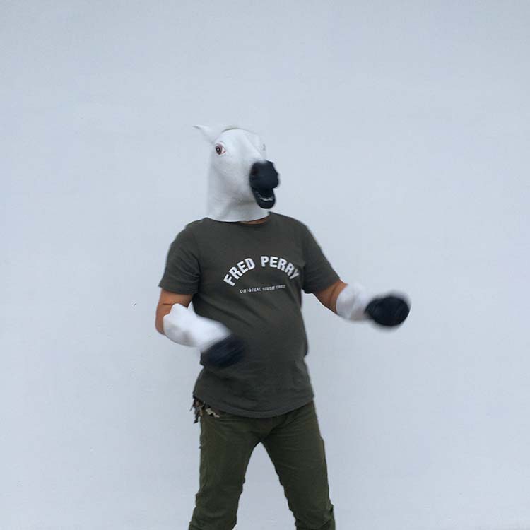 万圣节面具圣诞节马头面具舞会乳胶马面具动物头套马头套厂家批发