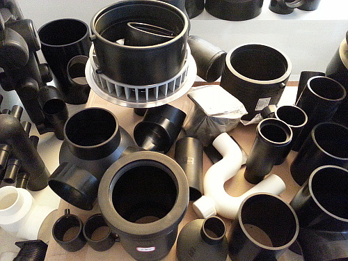 厂家直销pe管件 63mmp型存水弯 虹吸同层排水管材接头建材