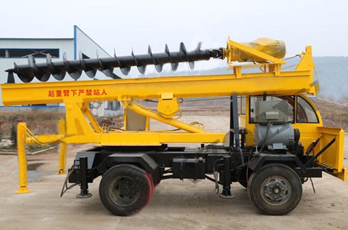 螺旋打桩机 gnlz360轮式长螺旋打桩机参数