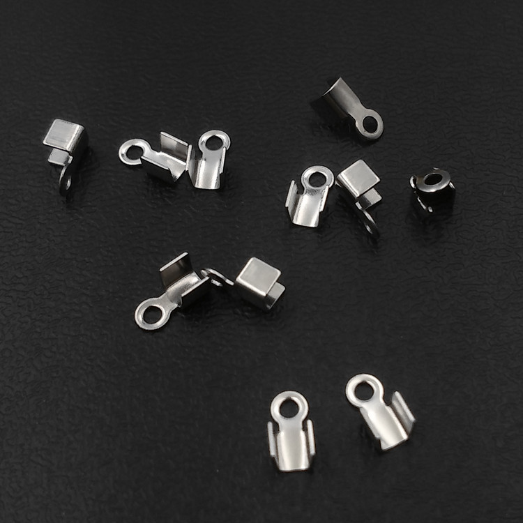 不锈钢夹片 皮绳夹片腊线绳夹片 多规格山夹片手工钢夹片批发