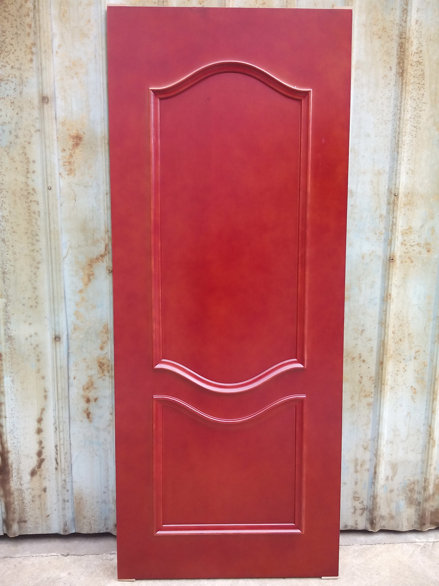 欧式简约实木扣线工艺烤漆门