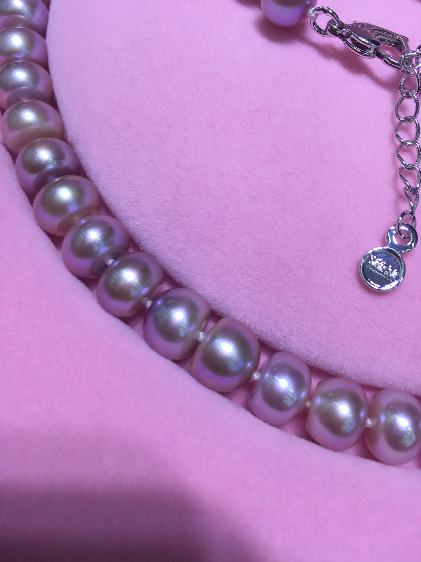 aaaa珍珠光泽:强光珍珠表皮:基本无暇珍珠颜色:粉色系紫色系珍