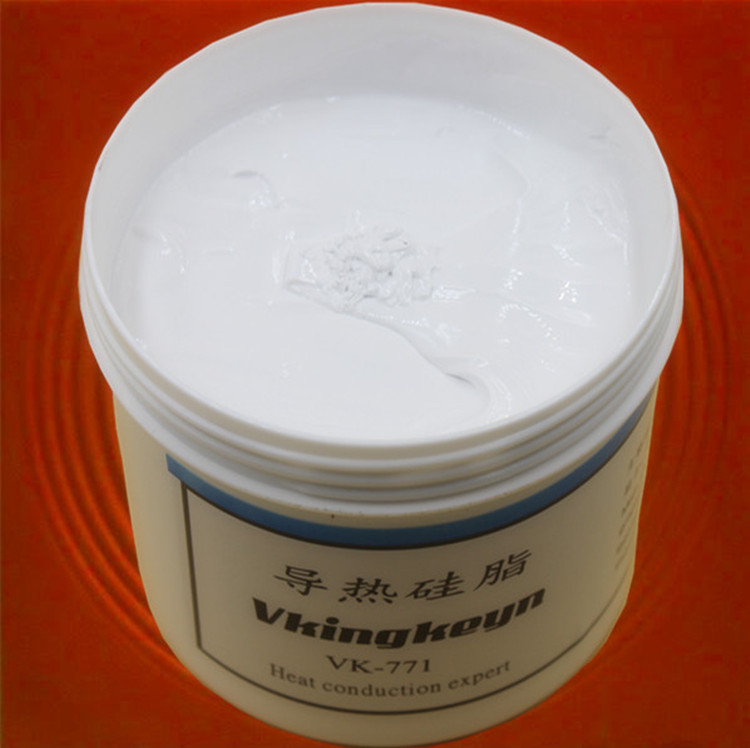 导热硅脂cpu 白色导热油 硅脂膏1k