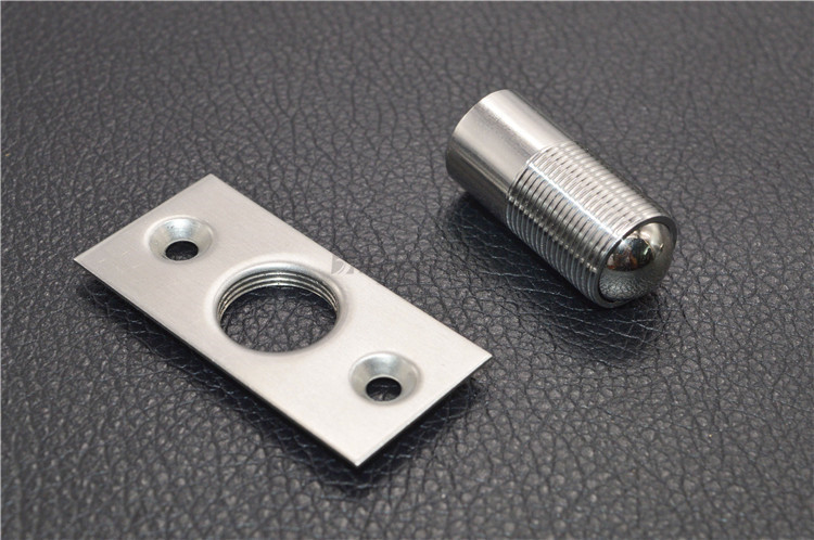 不锈钢可调节门碰珠 弹簧门碰 闭门吸 隐形门顶珠门卡珠 碰珠锁