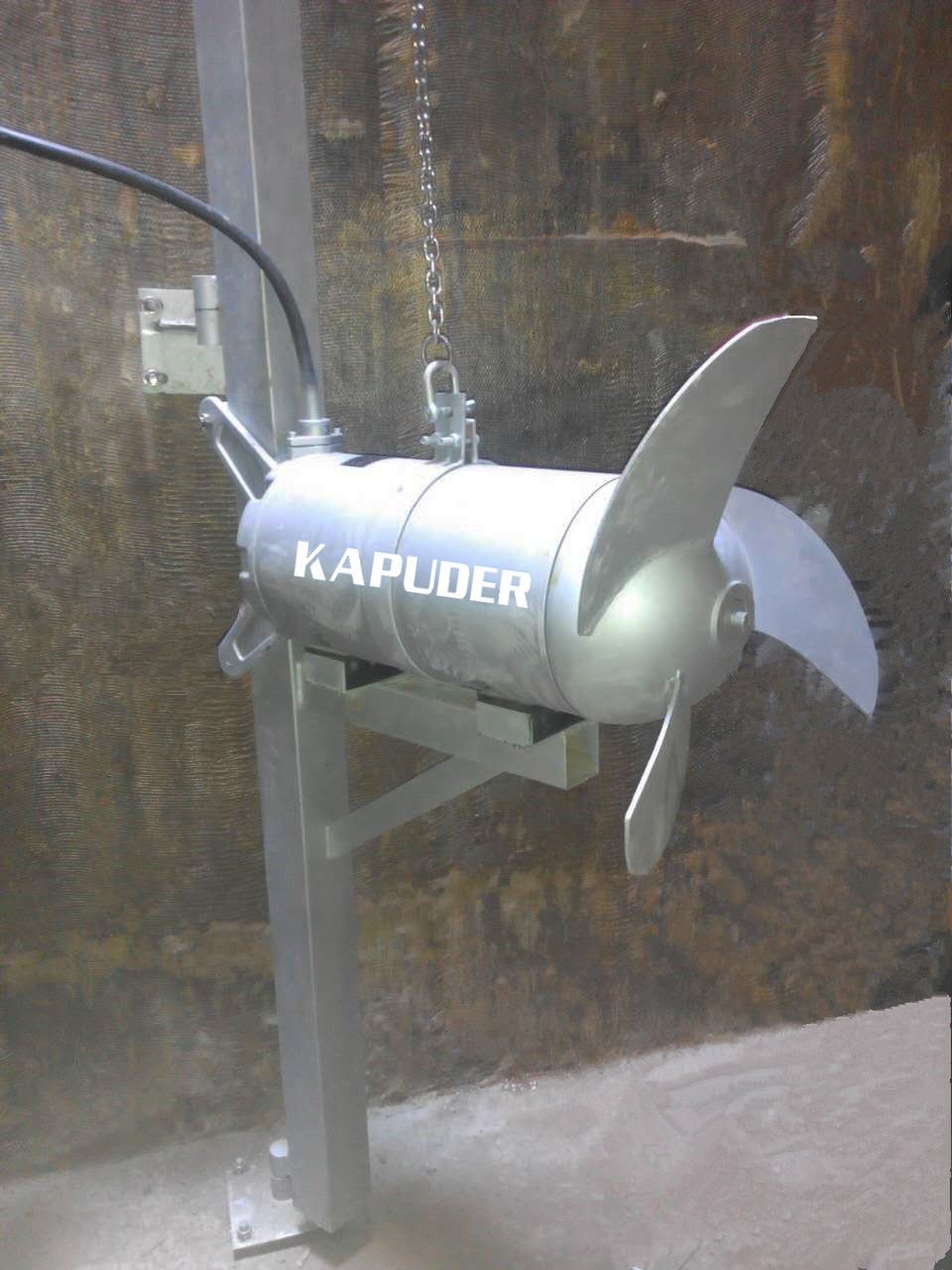 南京凯普德潜水搅拌机现场安装图 潜水搅拌器安装图-阿里巴巴