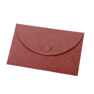 专业定制复古简约彩色烫金西式里纸信封商务邀请函装5号dl信封