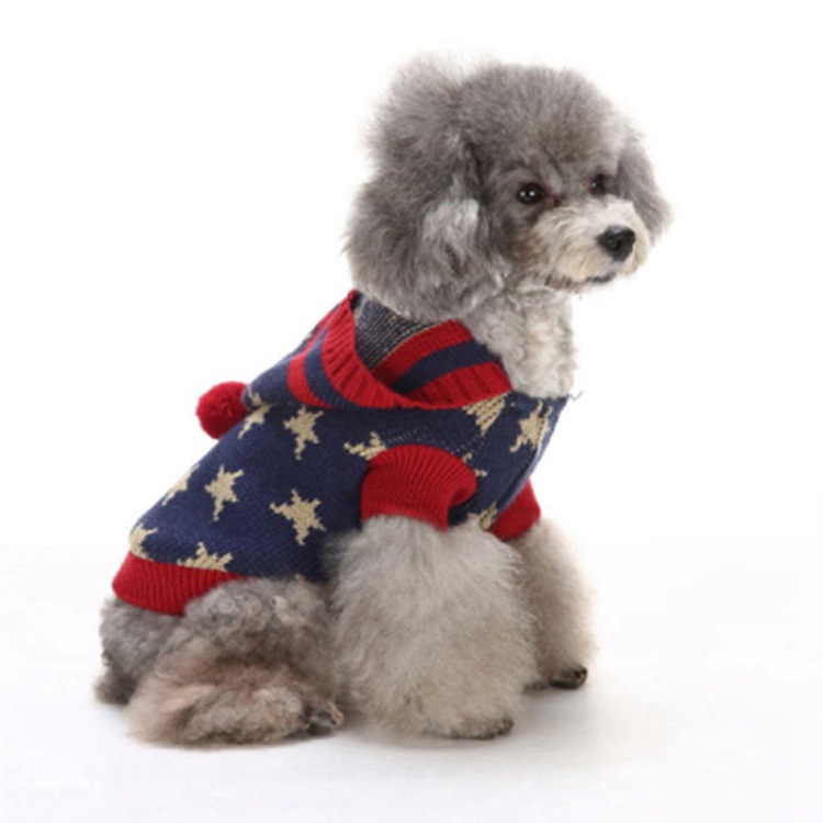狗毛衣宠物宝贝圣诞毛衣针织高领宠物毛衣狗狗毛衣秋冬小型犬毛衣