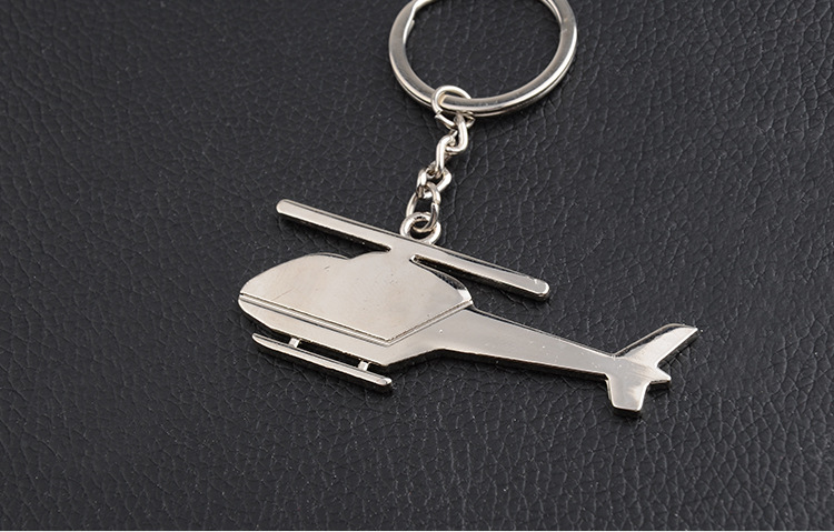 创意直升飞机扣 金属创意汽车男士钥匙饰品定制礼品厂家直销