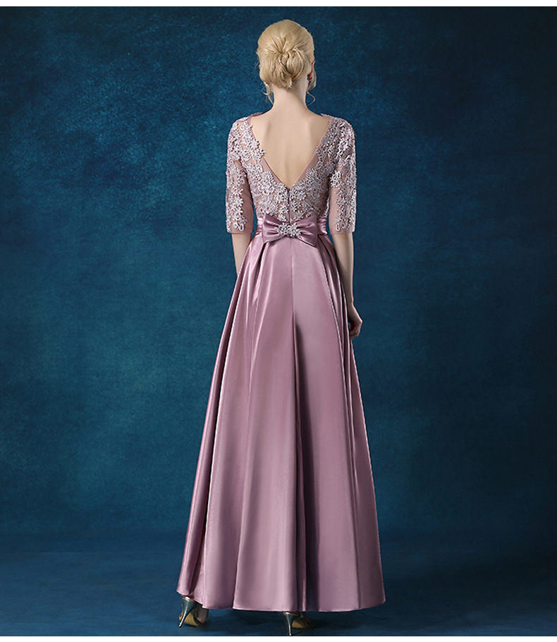 宴会晚礼服2016新款韩版主持人礼服聚会晚装长裙修身长款敬酒服