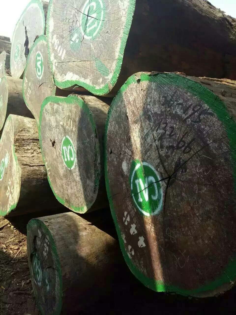 厂家供应,非洲红铁木原木