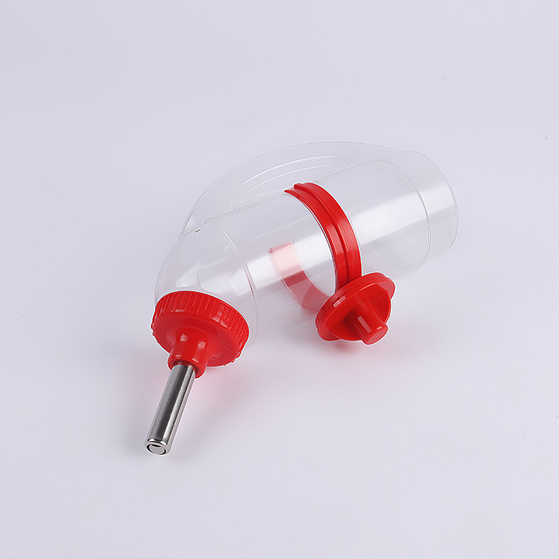 兴兴文滚珠水壶胖肚子兔子水壶宠物狗水壶650毫升货号007