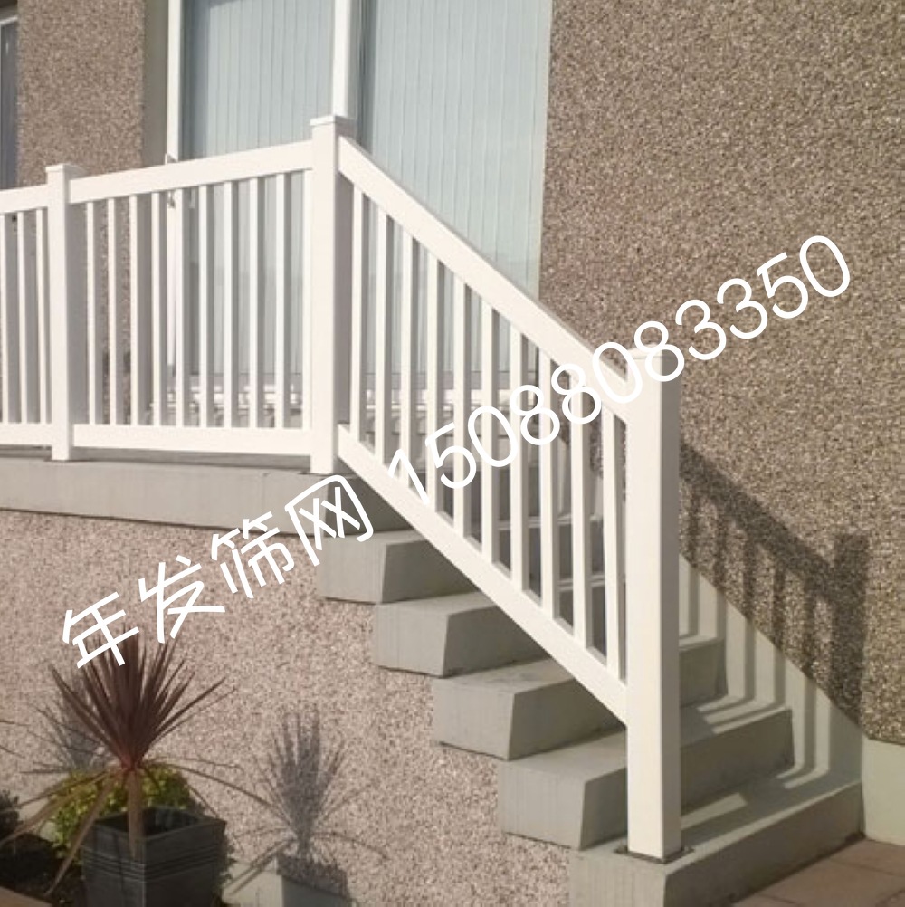 高尔夫球场pvc塑钢护栏 别墅庭院装饰塑钢隔离栏 花坛草坪护栏