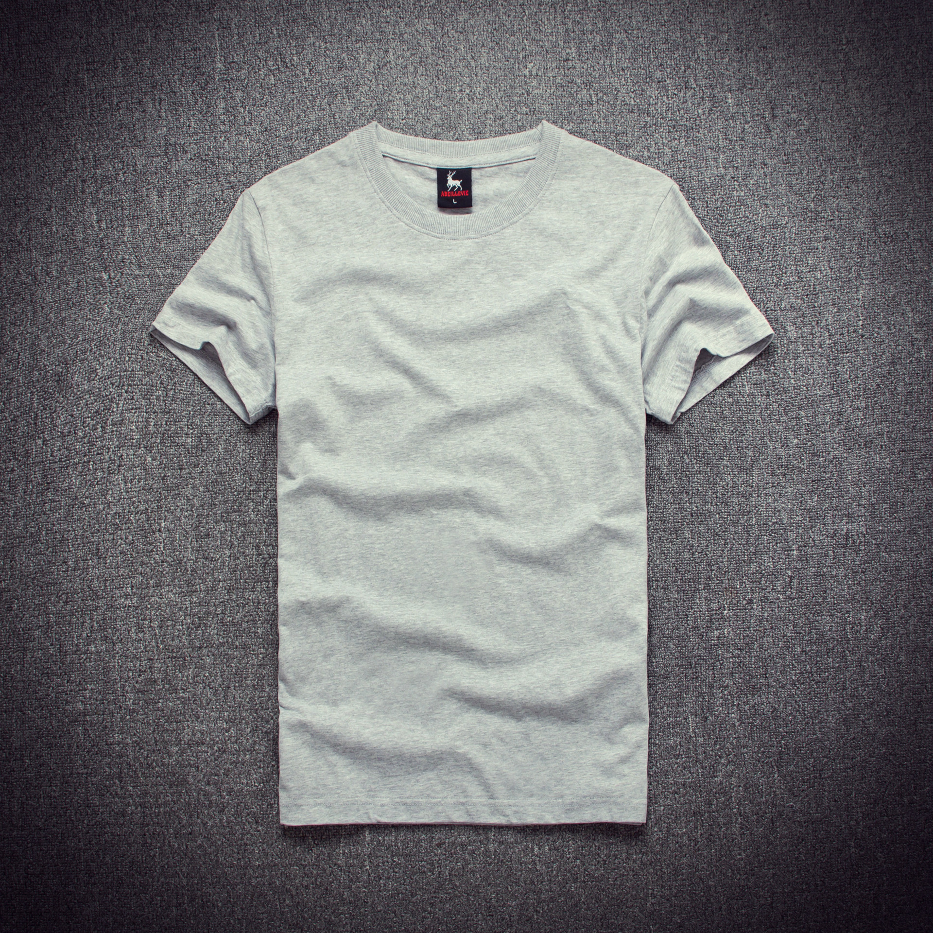 厂家批发空白t恤男短袖 广告衫定做文化衫