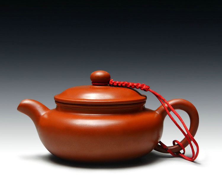 潮州手工手拉紫砂壶 仿古朱泥150ml紫砂壶茶具 办公室家用紫砂壶