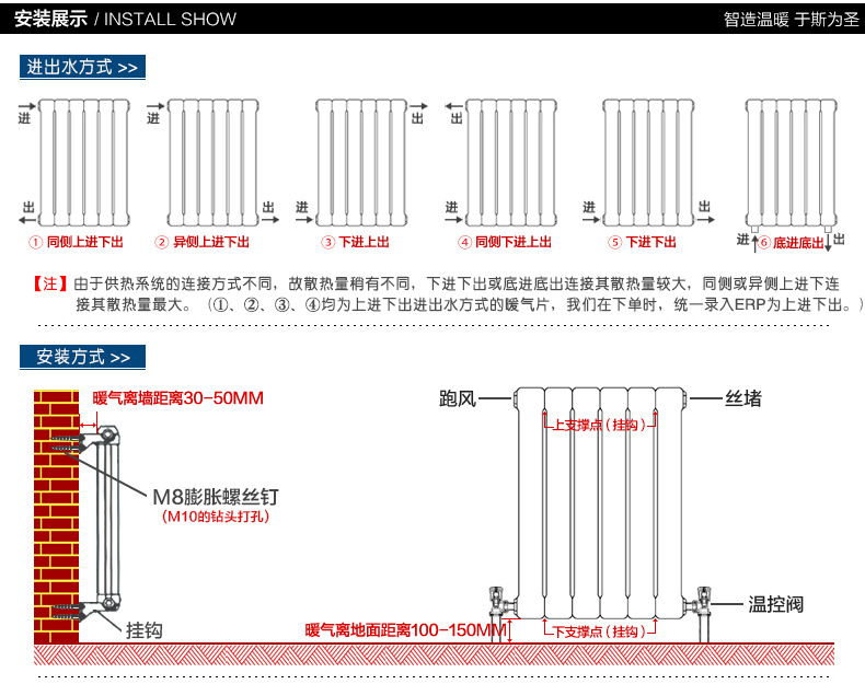 暖气片 家用 低碳钢 水暖散热片 采暖用 钢制5025片头散热器批发