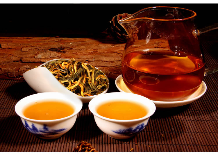 金丝滇红茶云南凤庆滇红茶特级蜜香500g金芽茶工夫红茶功夫茶直销