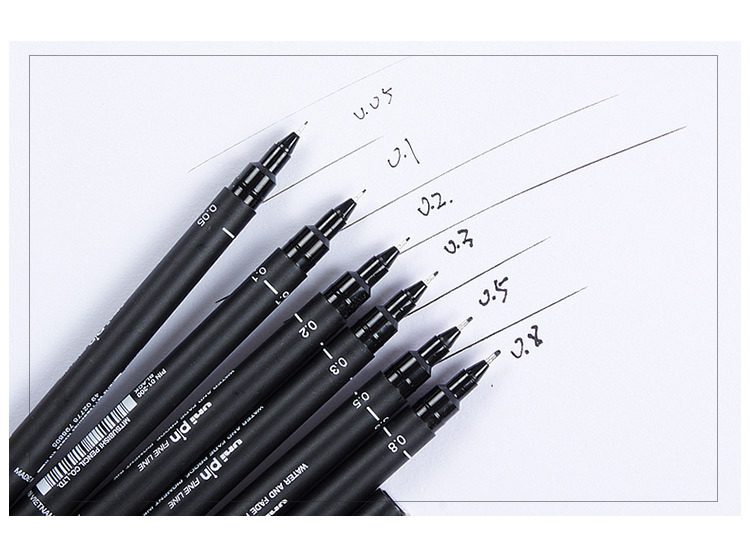 日本三菱针管笔绘图笔针管笔针笔勾线笔草图笔设设计专用笔