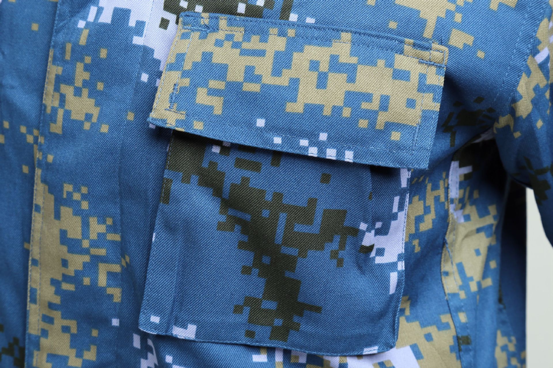 海洋迷彩作训服 厂家直销 军训 户外 野营 军迷服饰 正品配发