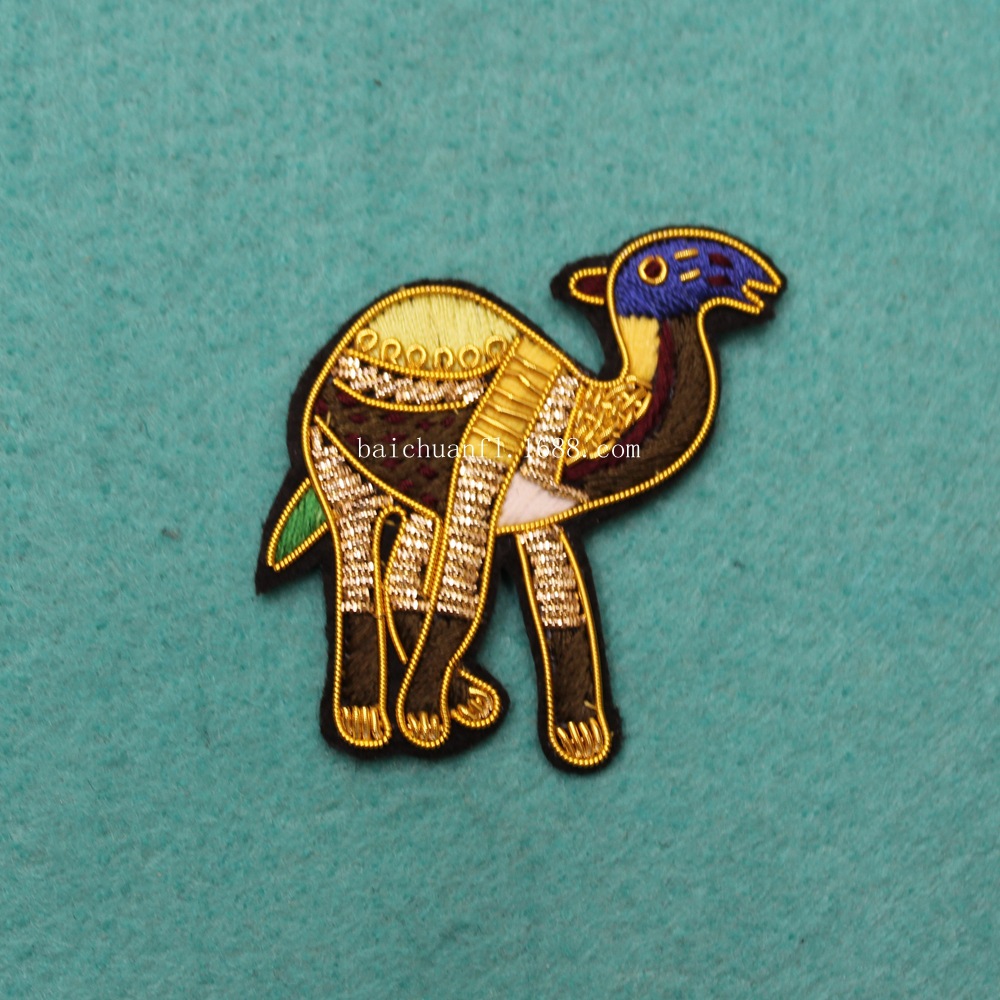 印度丝徽章 印度丝绣花徽章 印度丝刺绣徽章 弹簧丝绣花章-阿里巴巴