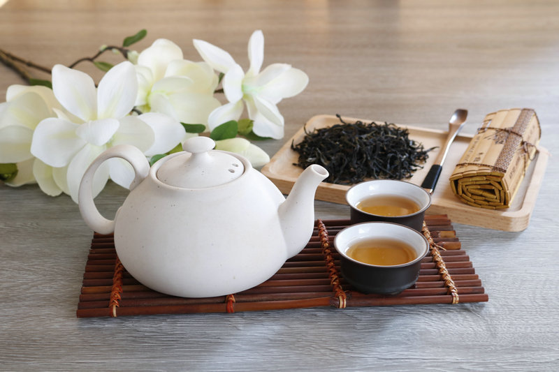 现货供应日式创意花泡茶壶 礼品陶壶 定制白陶热水壶功夫茶具