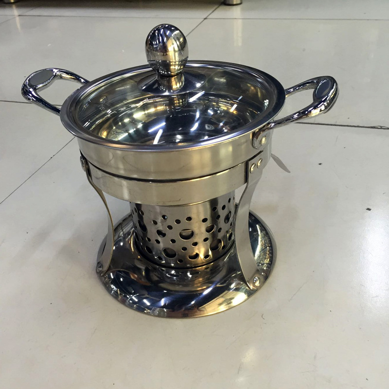 首页 厨品 灶具 火锅 >不锈钢固体液体酒精炉 干锅炉具 户外便携单