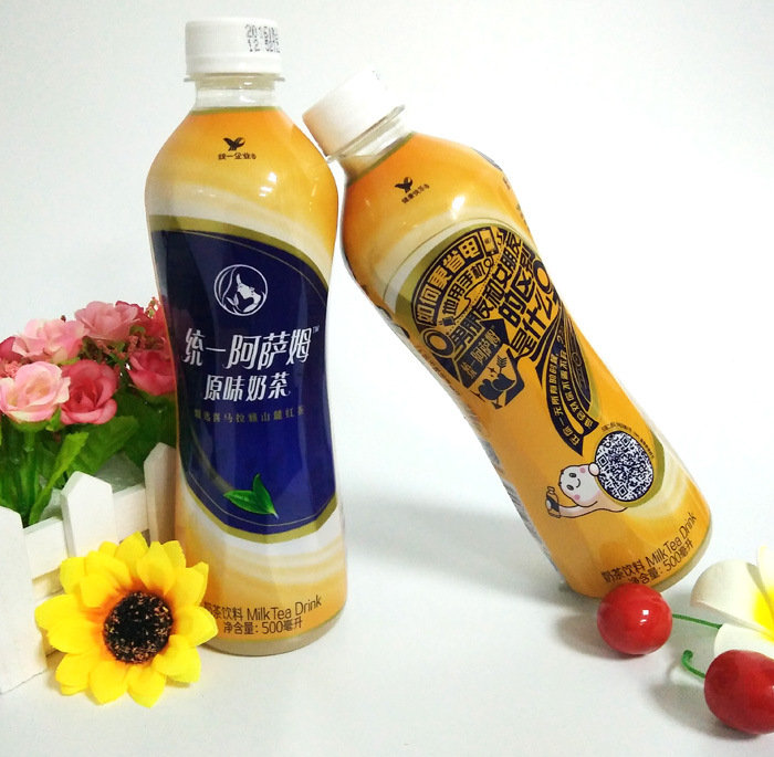 统一奶茶 阿萨姆奶茶500ml*15瓶整箱 采购奶茶 团购奶品 整箱批发