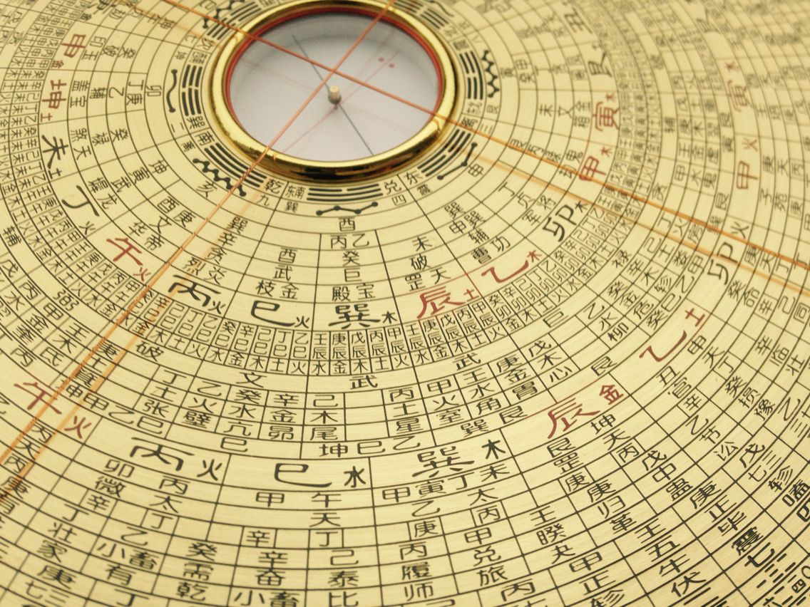 集福堂一尺八黄面综合罗盘 厂家批发 地理 宗教 专业** .