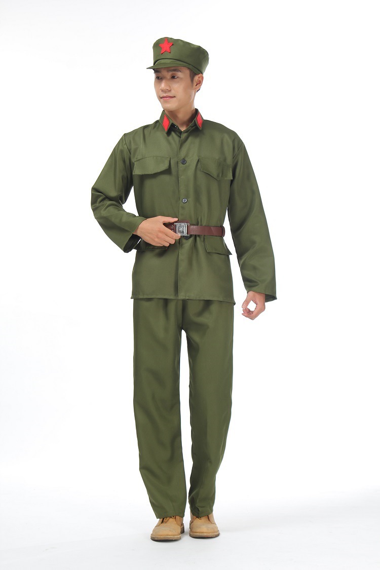 成人红军服八路军演出服文革解放服装新四军服儿童摄影服装