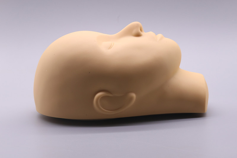 嫁接睫毛人头模型美容用具假人头种睫毛练习模型闭眼新手适用