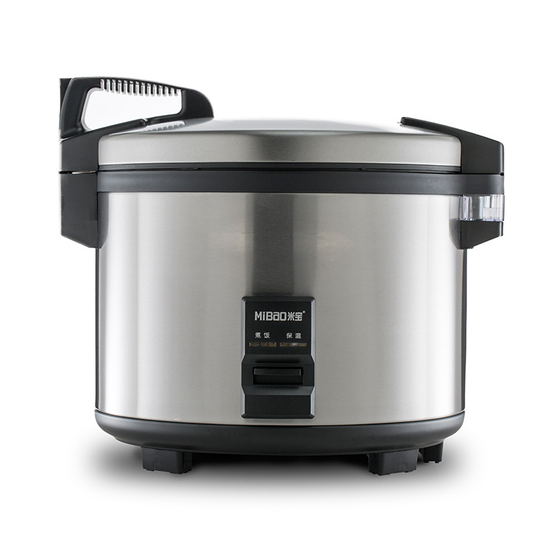 米宝电饭煲豪华商用不锈钢电饭锅14l不沾内锅外观机械版厂家直销