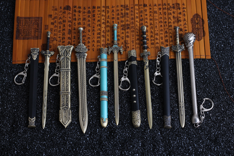 电视剧诛仙青云志张小凡李易峰烧火棍七星天邪斩龙斩袁剑兵器挂件