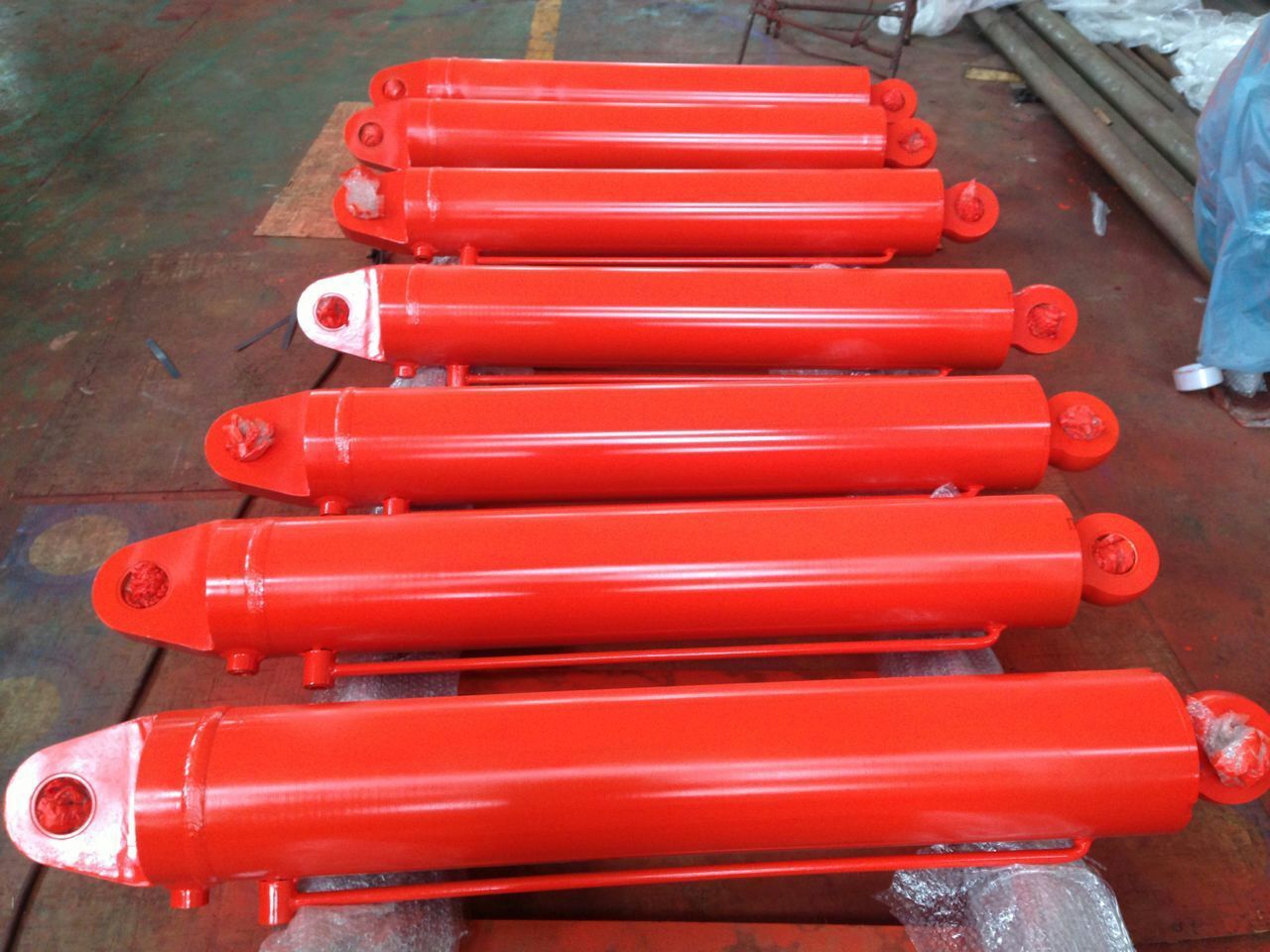 厂家直销 非标可定制油缸 双耳环伸缩式专用液压缸 小型液压油缸