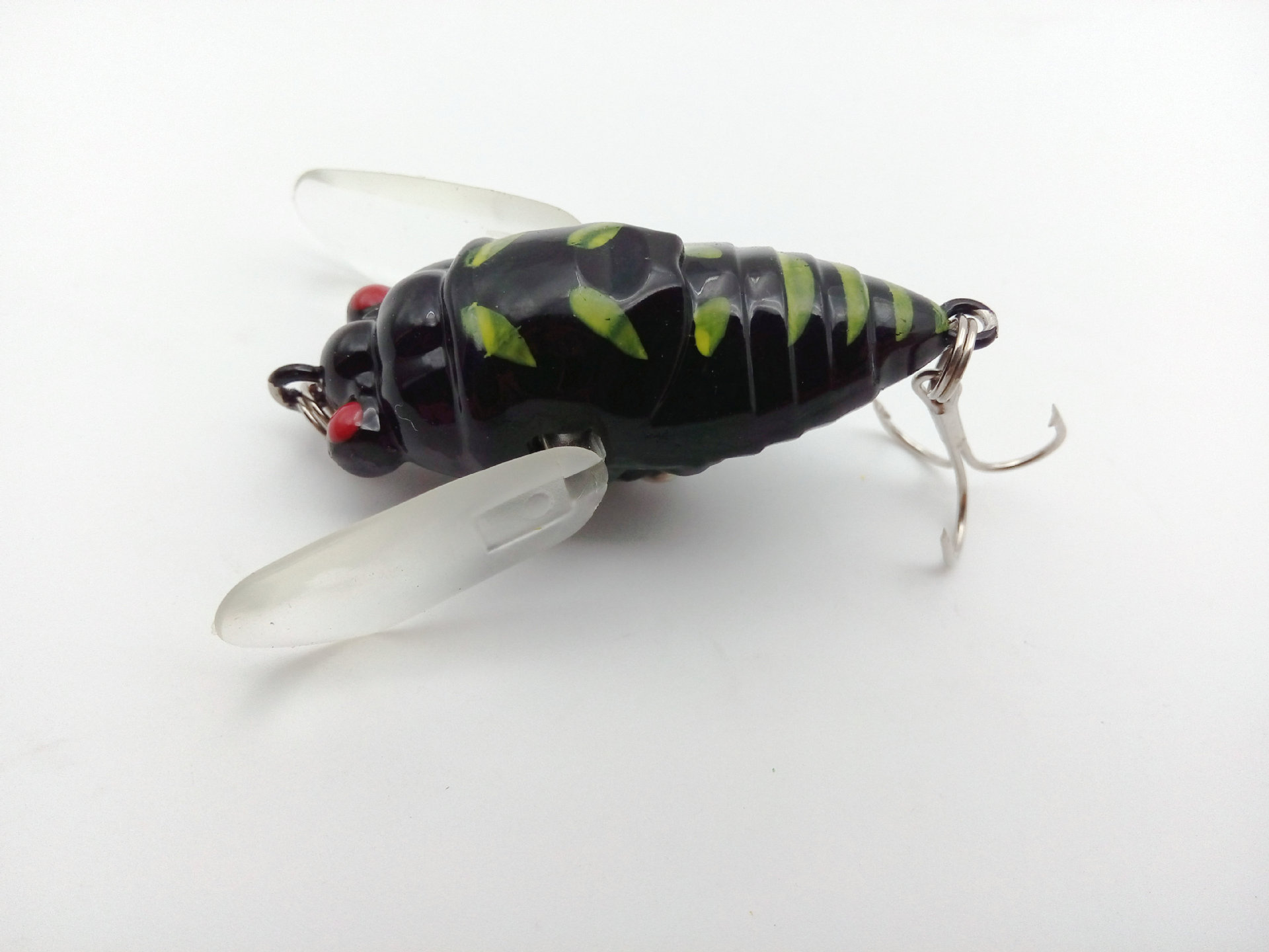 热销流行4cm/6g昆虫蝉仿生饵4色/套路亚垂钓钓鱼波扒假饵渔具
