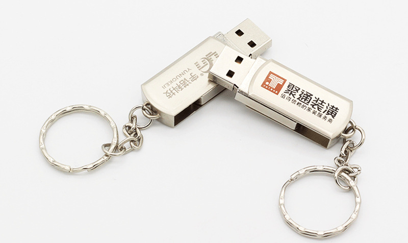 小胖子不锈钢旋转u盘 创意可定制16g个性logo商务 展会礼品8g优盘-浓