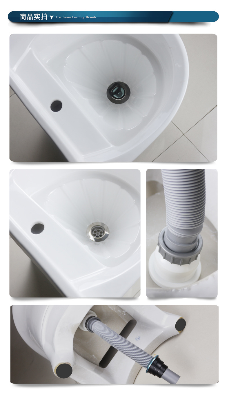 天力拖把池下水器拖布池洗衣池下水管套装下水配件套餐z5076