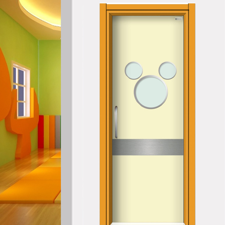 外贸出口幼稚园课室门儿童活动室安全门特有防夹手设计安全性能高