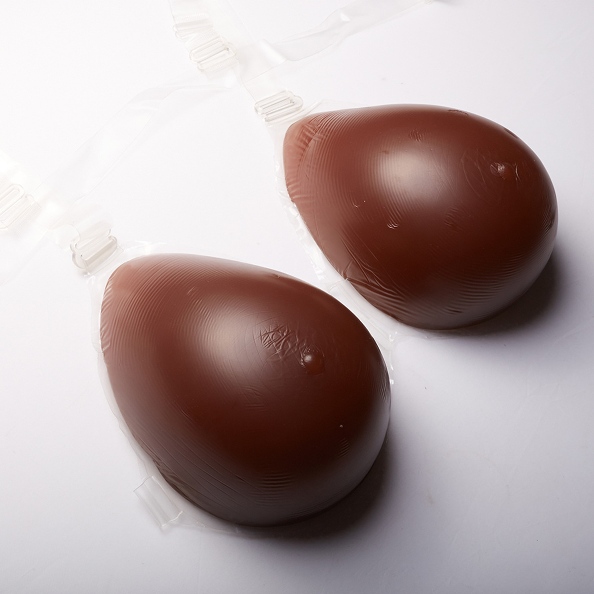 厂家热销男用cd连体变装义乳 水滴型伪娘假乳房假胸 仿真硅胶义乳