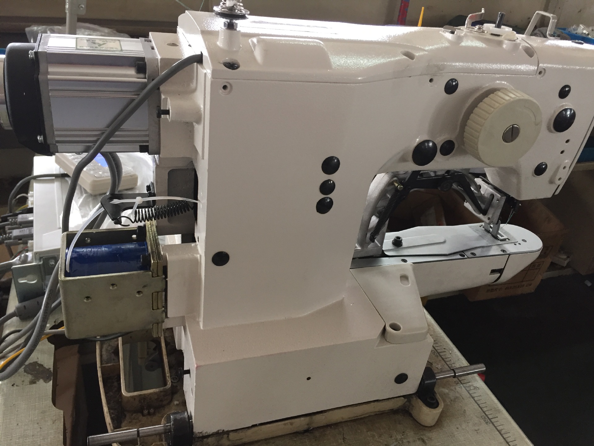 厂家直销1850高速套结机 打枣机 打结加固工业缝纫机 缝中设备