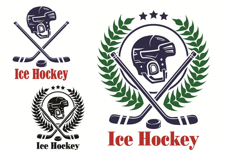 专业冰球服印制 冬季v领长袖个性logo