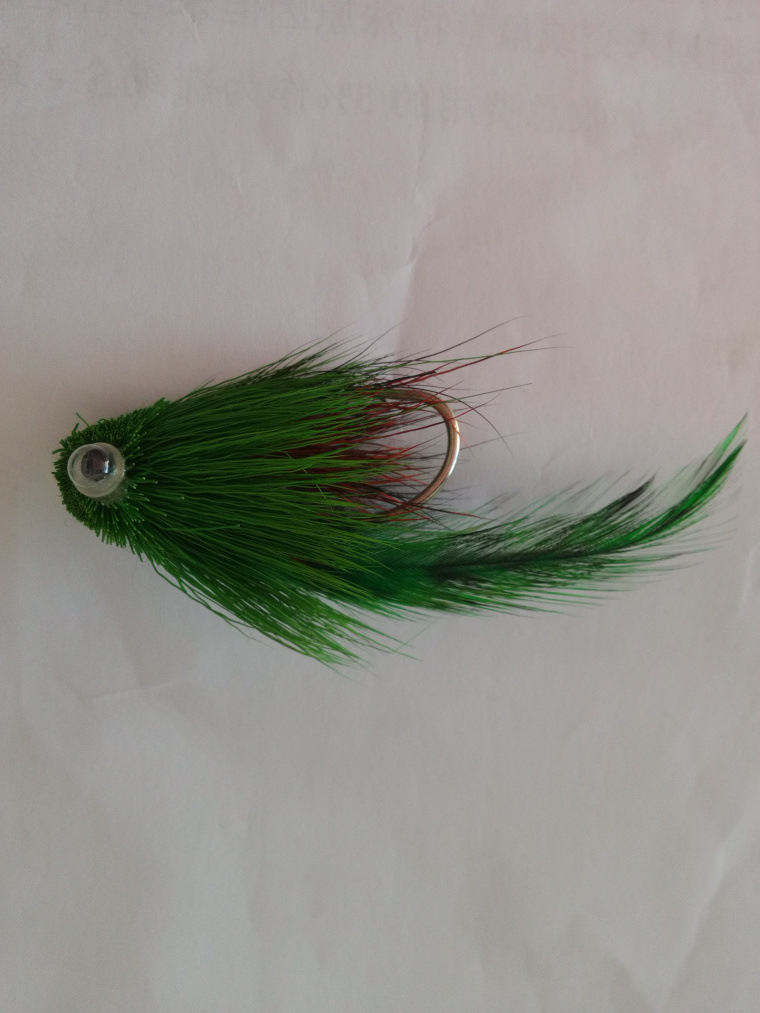 飞蝇饵 仿生毛钩 羽毛单钩 海钓溪钓 厂家直销