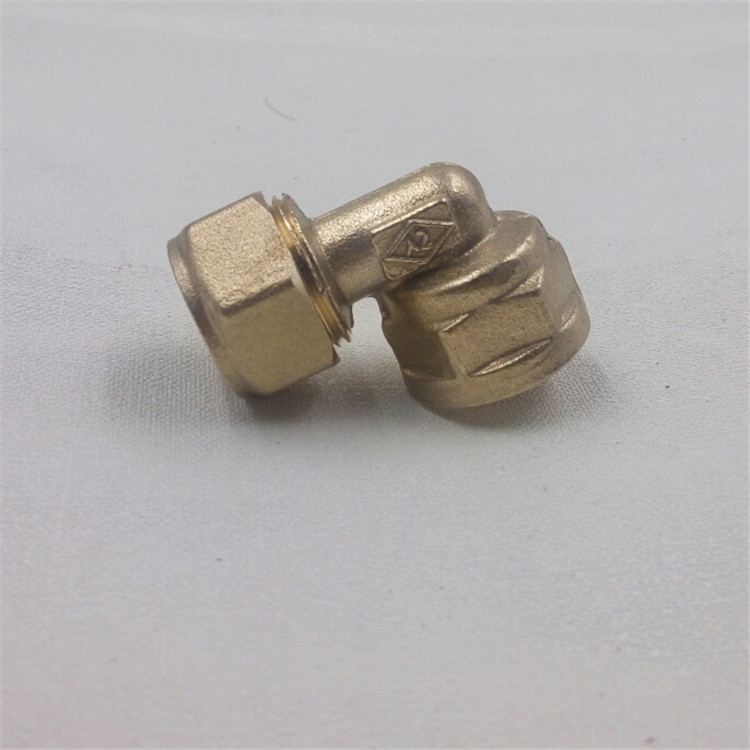 铝塑太阳能管铜内弯内螺纹弯头 内牙式弯头 铝塑内丝弯头 批发