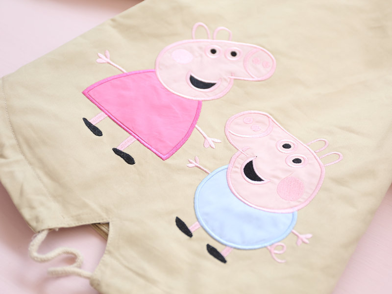 2016秋季新品热卖童装 女童棉质双排扣外套 卡通猪长袖童外套批发