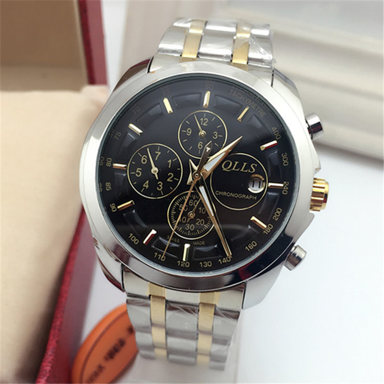 00≥100件qlls 外贸表时尚带历机械表全自动机械表男/女士腕表 礼品表