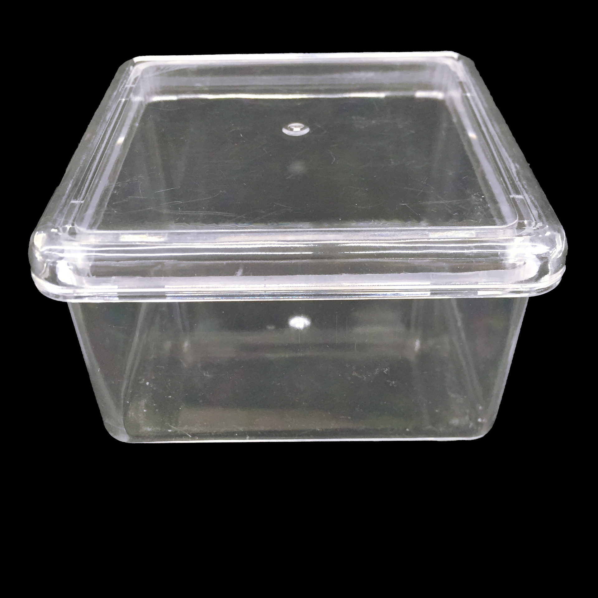 亚克力有机玻璃方盒 文玩珠宝胶收纳盒 分格透明盒子现货